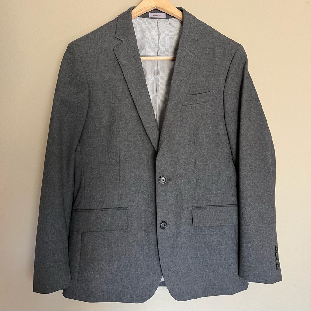 JF J. Ferrar Grey super slim fit Jacket